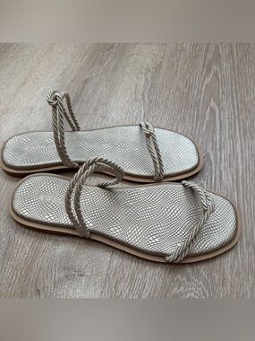 Kanaas Alicia Champagne Rope Sandals